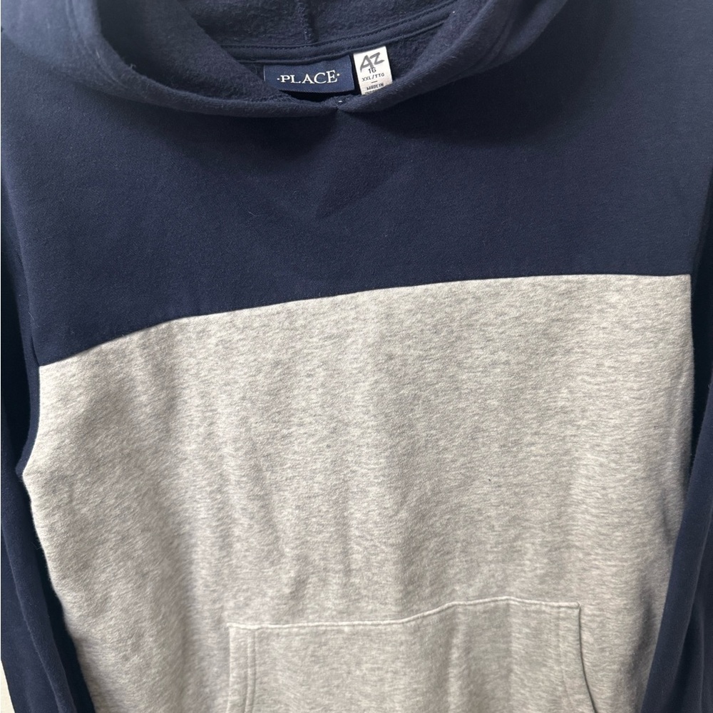The Children's Place Navy and Gray Hoodie
